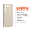 华为 P60 定制肤感硅胶手机壳(古董白)【传图定制 包邮到家】