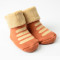 保暖毛圈袜婴幼儿童加厚袜子新生儿纯棉袜子宝宝0-1-3岁儿童松口 0-1岁 卡其拼色