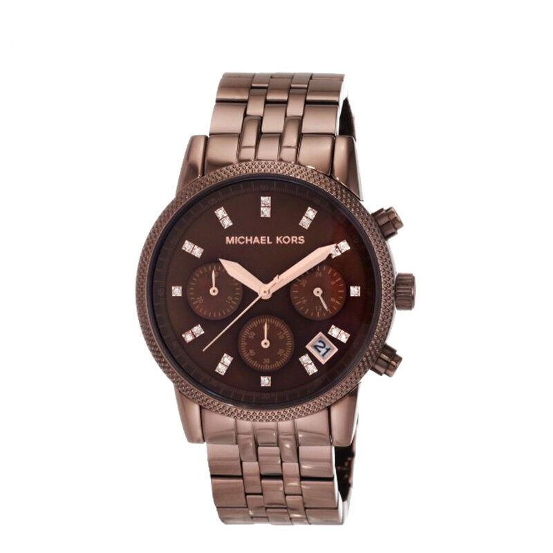 MICHAEL KORS/MK迈克·科尔斯手表 时尚钢带圆盘三眼石英表 女士 MK5547系列欧美品牌 MK5047