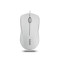 雷柏N1600（Rapoo）静音有线鼠标 电脑笔记本USB鼠标办公游戏家用 白色