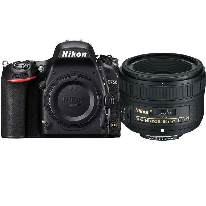 尼康(Nikon) D750（50mm F1.8G）数码单反相机 单镜头套装 约2432万像素