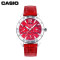 CASIO/卡西欧手表 钢带三眼圆盘时尚镶钻石英表 女 SHN-3012D-4A等 SHN-3012GL-7A