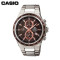 Casio/卡西欧 手表休闲时尚金属表带经典石英情侣表 EF-546D-7A EF-546D-5A