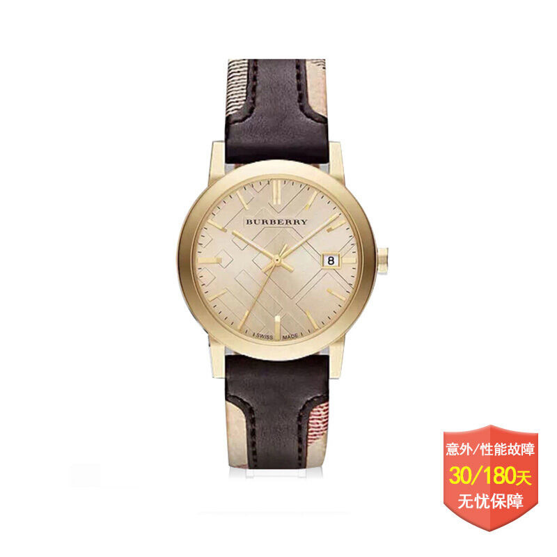 （Burberry）博柏利手表休闲时尚皮革表带石英情侣表 情侣款 BU1379系列 男款BU9032
