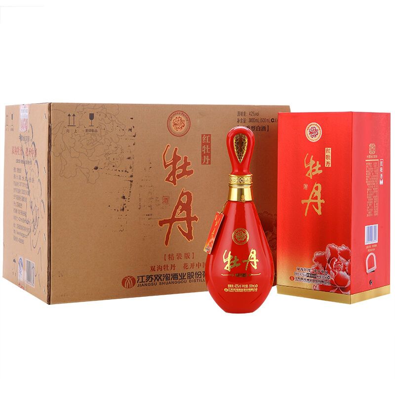 双沟红牡丹酒500ml