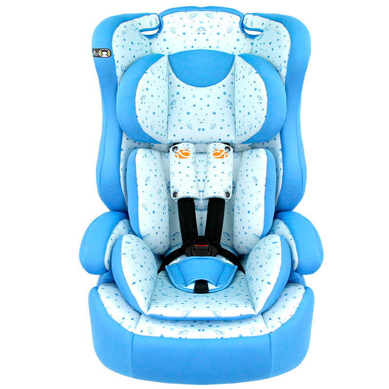 鸿贝 儿童安全座椅 婴儿车载安全座椅 9个月-12周岁 三点式安装 EA 海洋蓝
