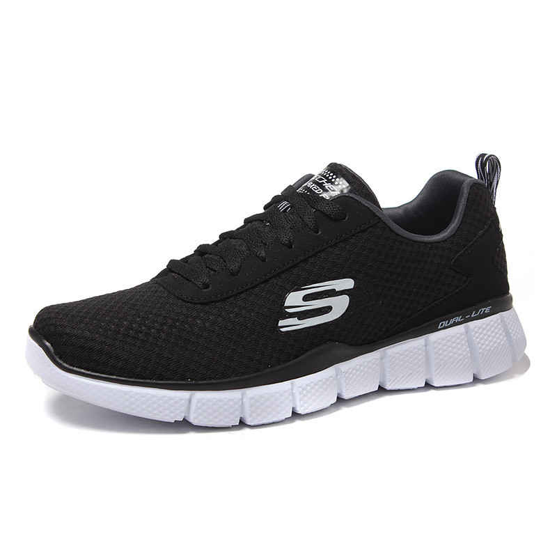 SKECHERS 斯凯奇2017新款男鞋训练鞋运动鞋综合训练666007/B KW 黑色 43码