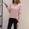 情娇婷2017韩国简约短款半袖纯棉T恤女夏刺绣学生短袖上衣潮65351488883017980 M 黑色
