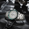 天王表(TIANWANG)手表 蓝鳍系列钢带运动防水机械男表商务休闲腕表GS10924 黑色
