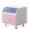 淮木（HUAIMU） 儿童 简约床头柜 现代储物柜 收纳柜套房组合 床头柜 樱花紫