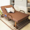 淮木（HUAIMU） 家用折叠床 加固床 午睡办公室单人床午休床简易可折叠 65经济咖啡色