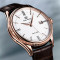 天王表(TIANWANG)手表 昆仑系列蝴蝶扣皮带机械表商务男士手表钟表