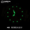 瑞士嘉年华Carnival正品手表男士全自动机械表 男表金色金属精钢夜光大日历放大镜休闲时尚防水商务腕表8003G金色表 间金金色面