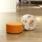 淮木（HUAIMU）凳子时尚创意小矮凳实木圆凳布艺客厅换鞋凳卧室彩色坐凳小板凳凳子 灰蓝