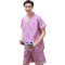 嘟嘟美倍尔 提花 新款男女情侣汗蒸服桑拿服浴服浴衣 XL 紫色男款
