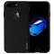 ESCASE 苹果7/7plus手机壳配指环扣 苹果7Plus硬壳肤感黑-5.5英寸