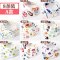 婴儿口水巾三角巾秋冬宝宝围嘴儿童围巾新生儿按扣头巾1-2岁2017新品可爱卡通简约小清新多款多色可选 新生儿 8条装-宝宝A款