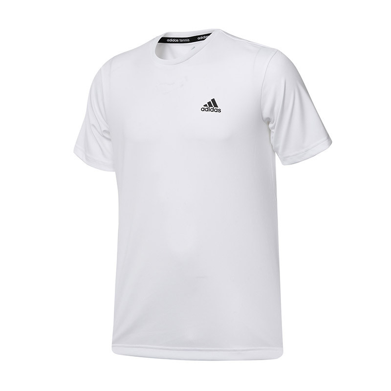 adidas阿迪达斯男子短袖T恤2018新款休闲运动服S98742 白色 XL