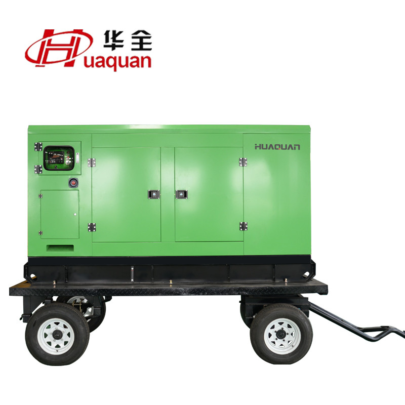 潍坊移动式300kw大型柴油发电机组 电启动400马力无刷永磁水冷柴油发电机 绿色