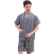 嘟嘟美倍尔 男女汗蒸服涤棉女款浴服男女桑拿服美容服休闲衣裤 蓝色