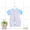 2017新品夏天婴儿连体衣夏季薄新生儿衣爬服婴幼儿短袖哈衣0-1岁3男女宝宝夏装可爱卡通简约休闲内衣 90cm(90码（建议身高80-90cm) 粉色幸福小鸡