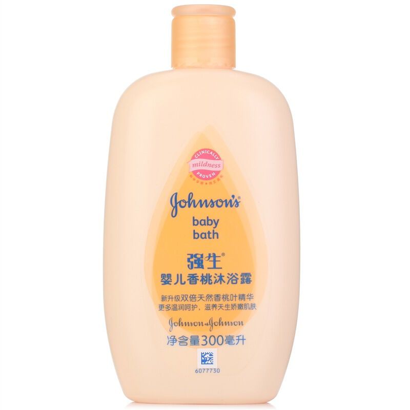 强生婴儿香桃沐浴露300ml