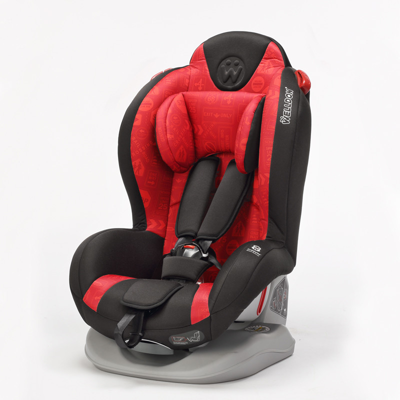 【苏宁自营】惠尔顿（welldon）汽车儿童安全座椅一体注塑 运动宝（9个月-6岁） 交标