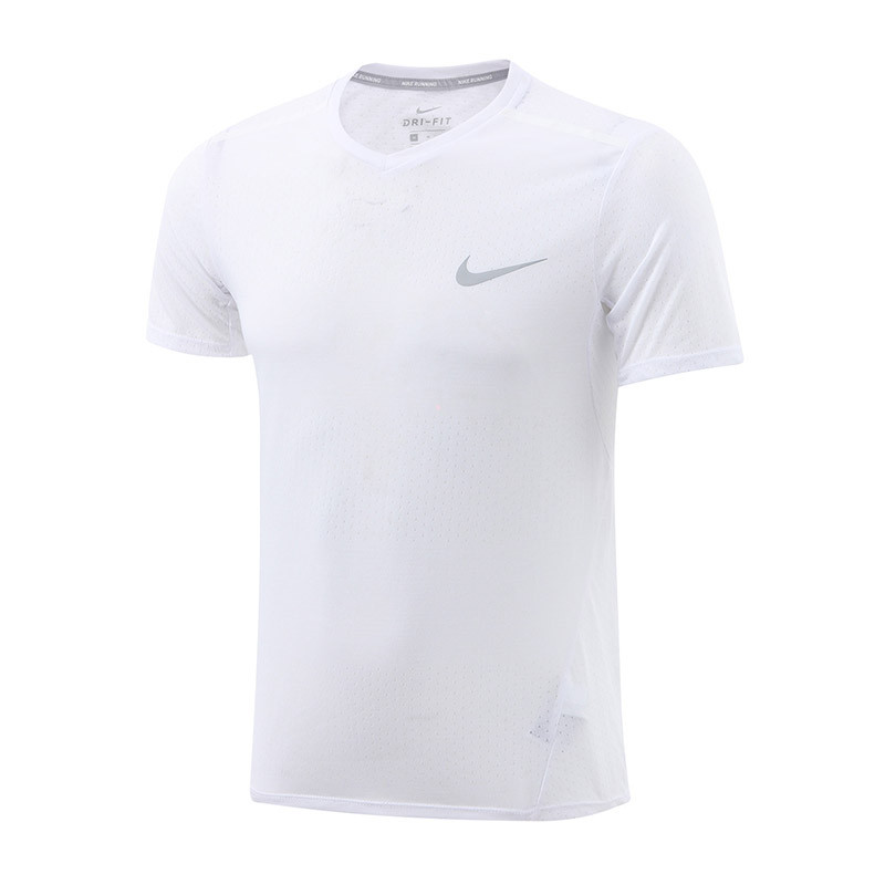 NIKE耐克2017春夏新款男上衣运动跑步短袖T恤833137-010 XL 白色