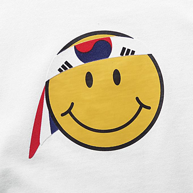 life·after life 【笑脸系列】印花短袖t恤 l 蓝色
