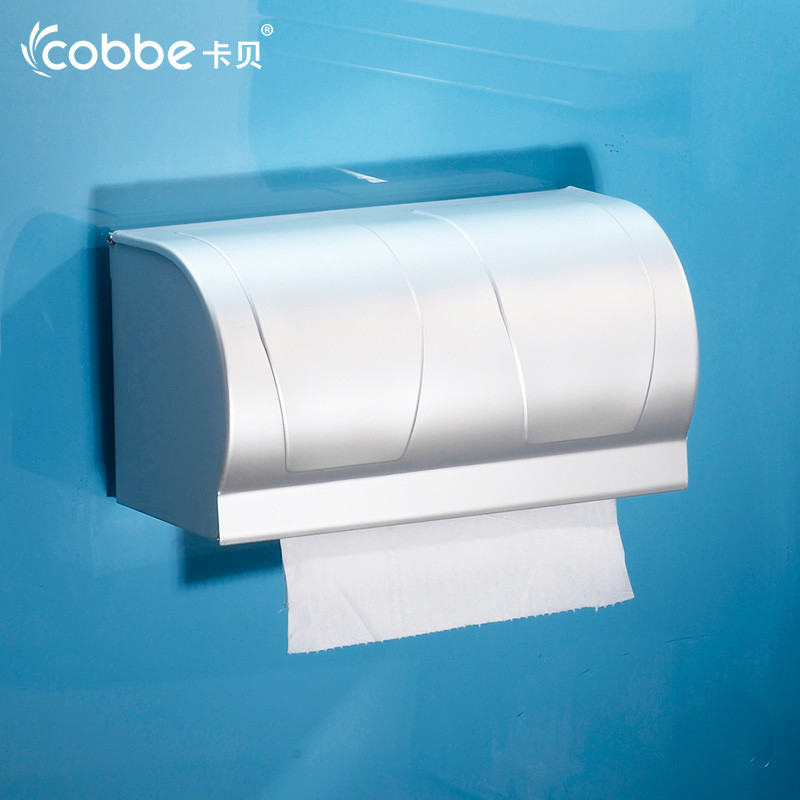 卡贝cobbe卫生间纸巾盒 加长纸巾盒