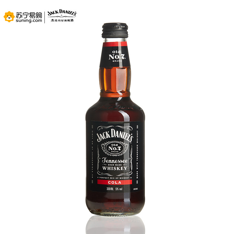 杰克丹尼可乐威士忌味配制酒330mL