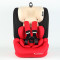 瑞贝乐（REEBABY）汽车儿童安全座椅 蒙德拉601/601钢架款 适合9个月-12岁 适合所有车型 活力红钢架款