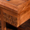 木屋子(MUWUZI)红木实木书桌大班台 新中式刺猬紫檀办公台卧室写字台文案台 书桌