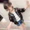 女童防晒衣2017新款夏装韩版中大童儿童皮肤衣夏季防晒服薄款外套可爱卡通简约休闲夏季防晒衣夏天 140cm 国足红XWT3955
