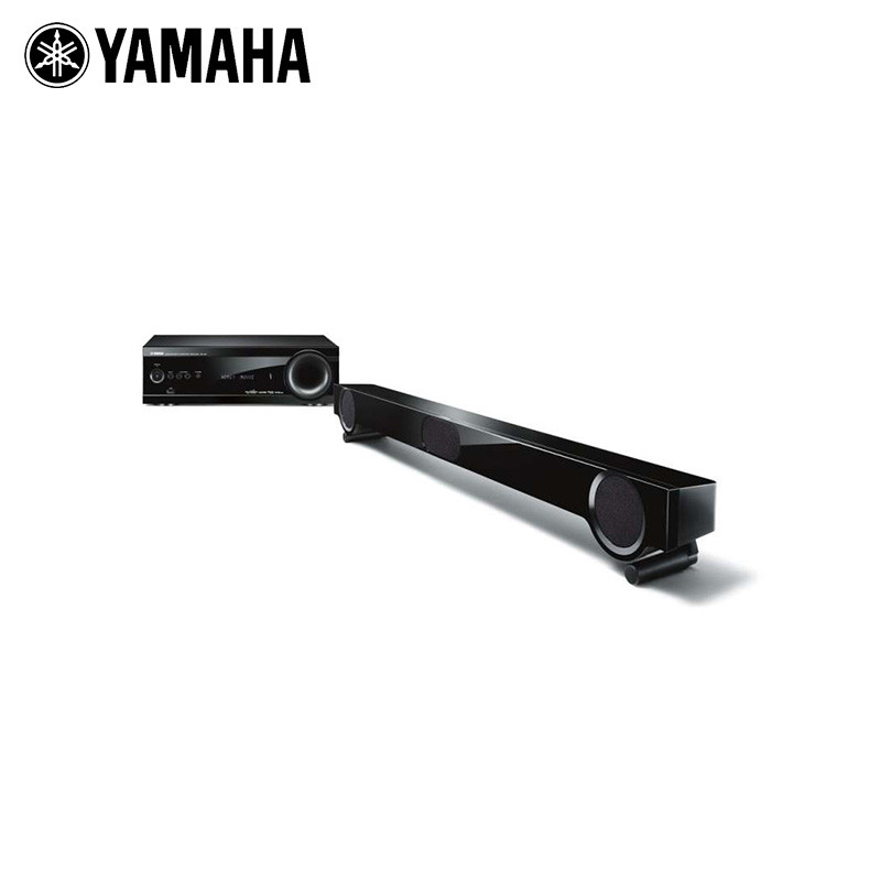 雅马哈（Yamaha）YHT-401 5.1声道 家庭影院 回音壁电视 音响 HDMI/可拓展7.1声道套装 黑色