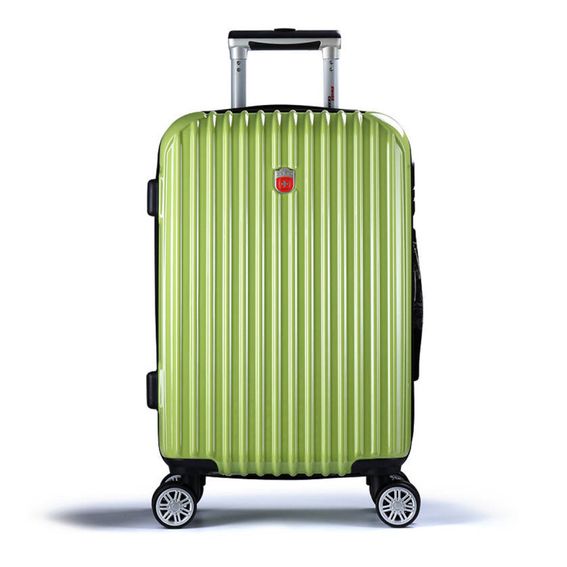 SWISSGEAR 瑞士军刀学生行李箱 万向轮多彩商务拉杆箱26/20寸 旅行箱 24寸 草绿色