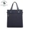 圣大保罗Polo 男包手提包竖款帆布包单肩包 商务公文包尼龙斜跨包休闲包包情人节礼物 蓝色