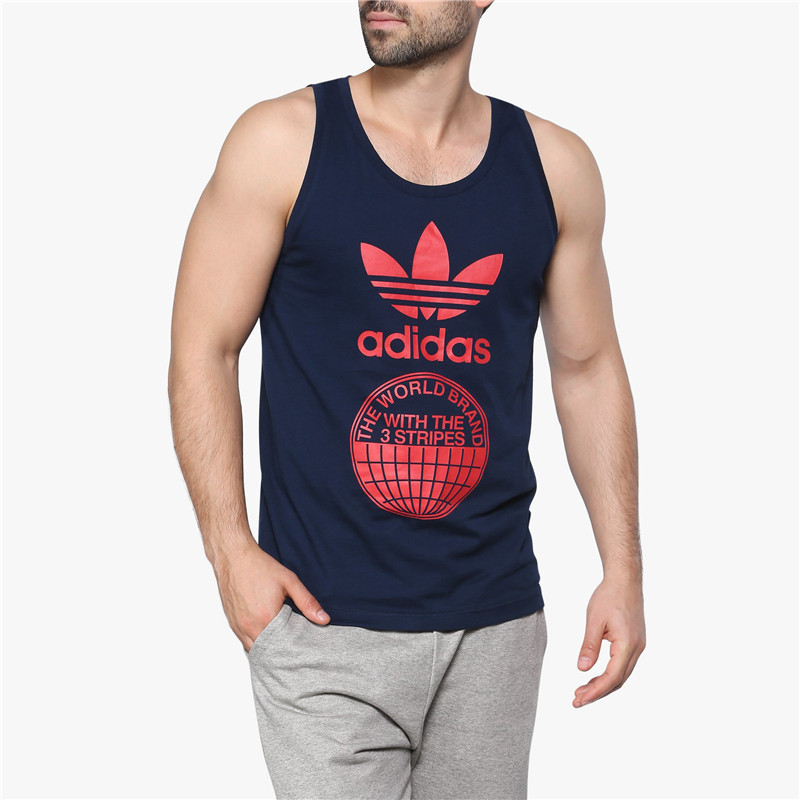 adidas阿迪达斯17年新款三叶草舒适休闲背心BP8898