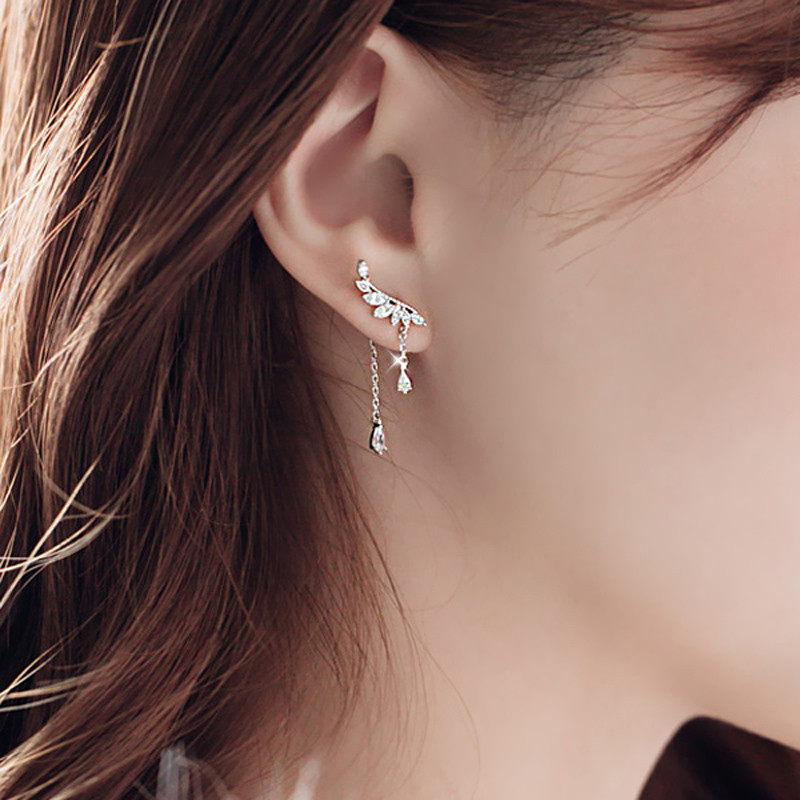 韩版时尚饰品耳钉女 银耳针耳环不易过敏耳饰耳坠 生日礼物