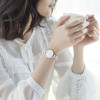 梭伦SOLLEN正品陶瓷表手表女士时尚休闲潮流30米生活防水韩版简约学生石英表女女表新款SL-407 刻度玫瑰金
