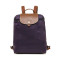 Longchamp/珑骧 尼龙折叠 双肩包 女包 水桶包 1699089 卡其色