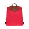 Longchamp/珑骧 尼龙折叠 双肩包 女包 水桶包 1699089 玫红色