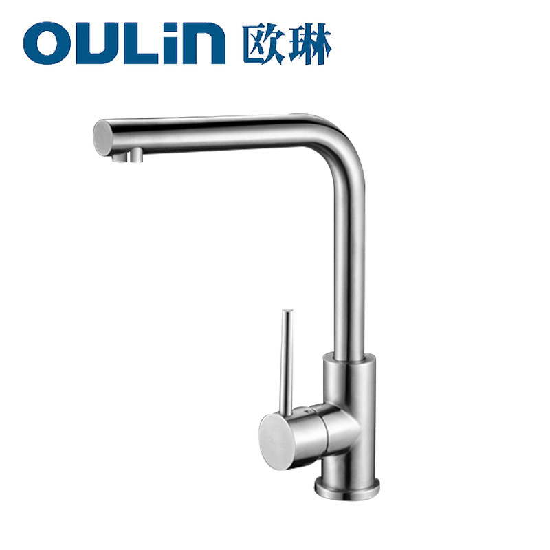 [苏宁自营]欧琳Oulin水槽+龙头套餐 不锈钢水槽 厨房水槽大双槽水槽龙头套装 厨房洗菜盆洗碗池 OLYG201