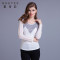 歌蒂诗特卖简约百搭针织衫1E104186 15 白色