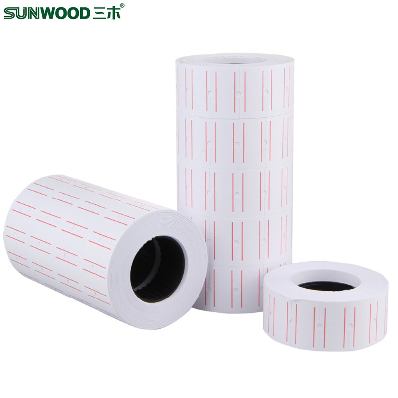 三木(SUNWOOD)6673 单排标价纸10卷/筒 2筒