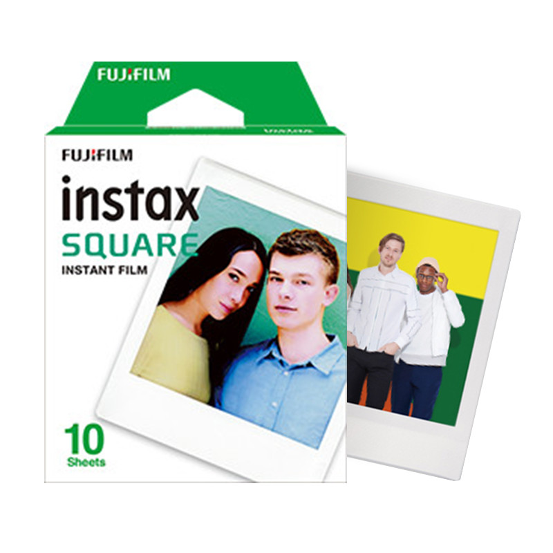 富士（FUJIFILM）INSTAX 拍立得相纸 SQUARE方形白边胶片（10张）