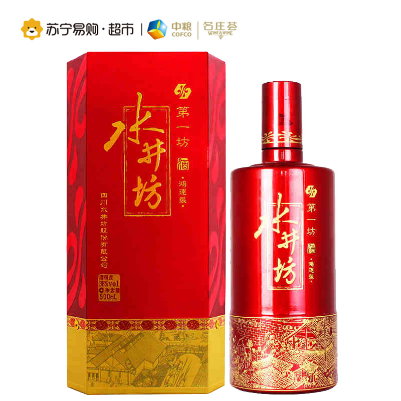 38度500mL*6水井坊 鸿运装