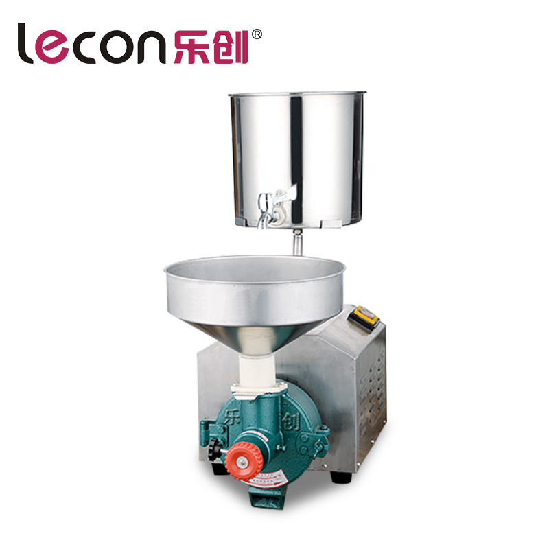 lecon/乐创洋博 磨米浆机现磨磨浆机肠粉米浆机家用豆浆机商用干湿两用电动石磨磨米机150型台式