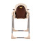 贝能宝宝餐椅儿童餐椅多功能可折叠便携式婴儿椅子吃饭餐桌椅座椅 尊贵香槟(4个滑轮）