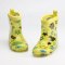 2017新品夏季儿童雨鞋短筒宝宝雨靴男童女童夏季透气水鞋日本轻便防滑胶鞋套鞋简约小清新多款多色可选 黄色 内长18cm